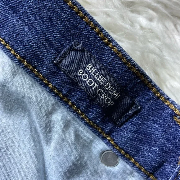 J Crew Raw Hem Billie Demi Boot Crop Jeans - Picture 4 of 6